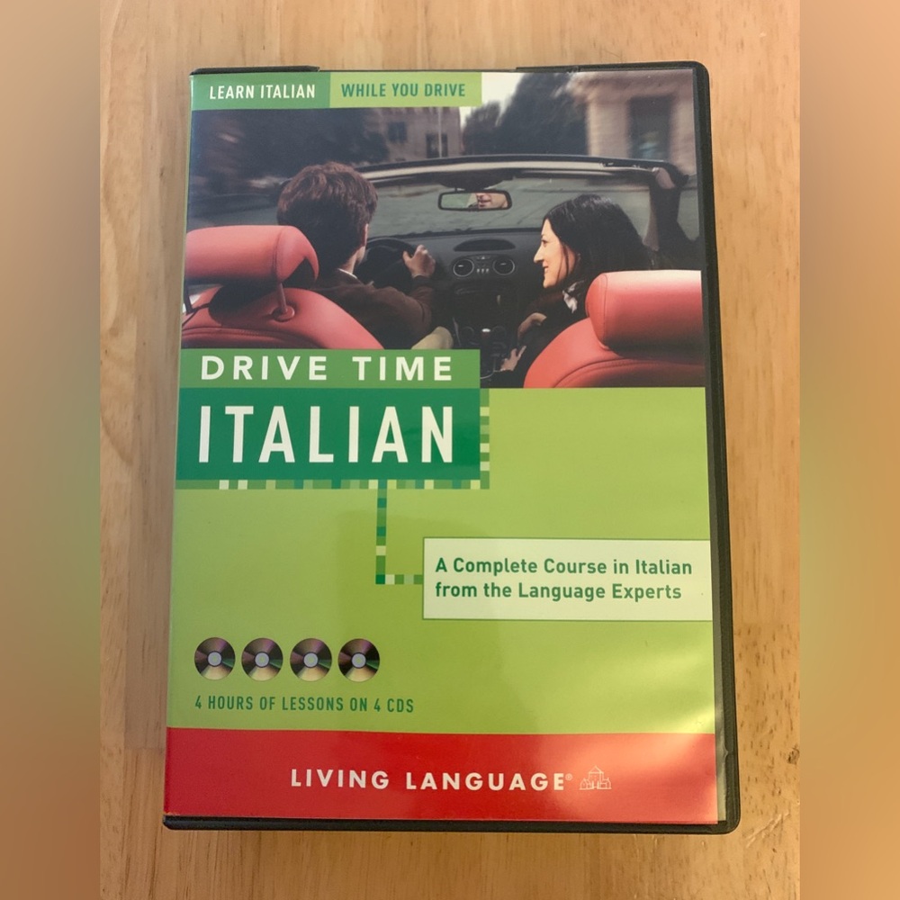 Drive Time Italian (4 hours of lessons on 4 CDs)
